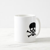 人間のスカル コーヒーマグカップ (正面右)