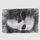 人間のスカル ゴルフタオル (横)