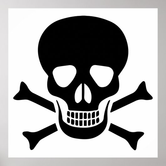 人間のスカル ポスター (正面)