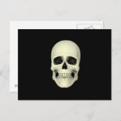 人間のスカル ポストカード (正面/裏面)