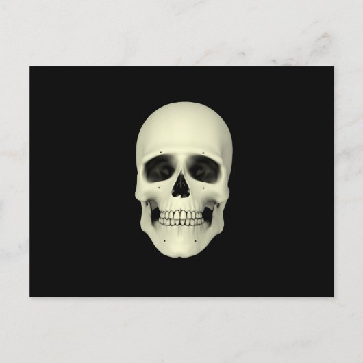 人間のスカル ポストカード (正面)