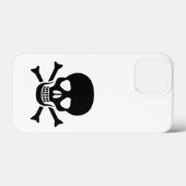 人間のスカル Case-Mate iPhoneケース (裏面 (横))