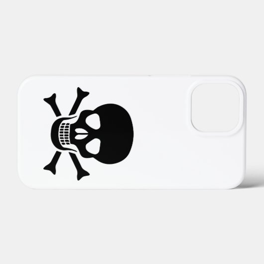 人間のスカル Case-Mate iPhoneケース (裏面 (横))