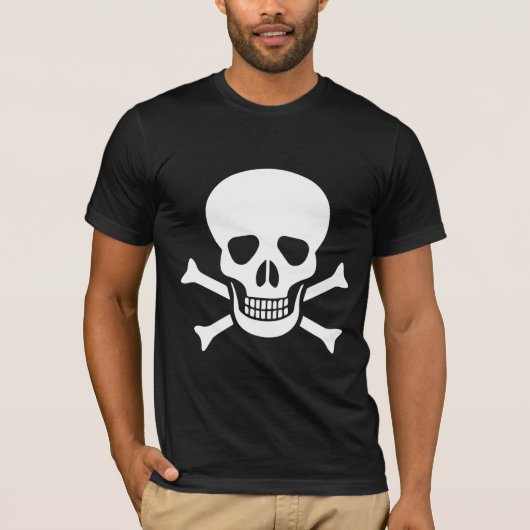 人間のスカル Tシャツ (正面)