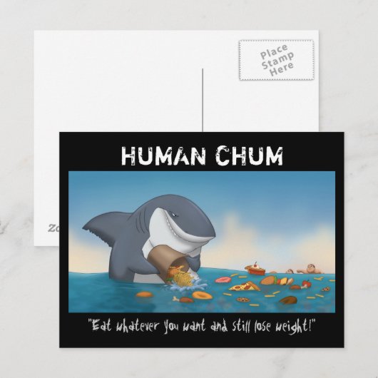 人間のチャム ポストカード (正面/裏面)