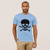 人間のドクロTシャツ Tシャツ (正面フル)