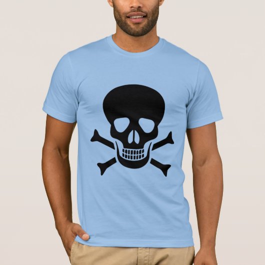 人間のドクロTシャツ Tシャツ (正面)