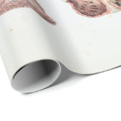 人間のハートおよび肺のヴィンテージの解剖学 ラッピングペーパー (ロールコーナー)