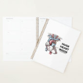 人間のハート解剖図の中の巨大なハート プランナー手帳 (ディスプレー)