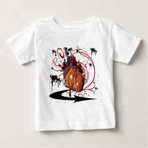 人間のハート ベビーTシャツ