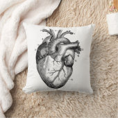 人間のハート-解剖学 クッション (ブランケット)