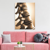 人間のバックボーンの概念図4 キャンバスプリント (インサイチュ (リビング))