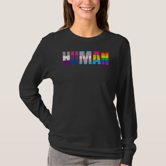 人間のパンセクシュアルトランスジェンダー同性愛者Lgbtq+ラブエクア Tシャツ