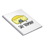 人間のフォトグラファーおもしろいズチーズパンを言う ノートブック (右側)