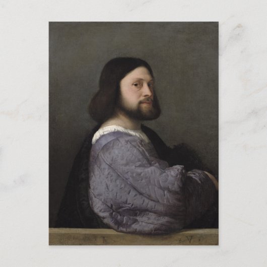 人間のポートレート, c.1512 ポストカード (正面)