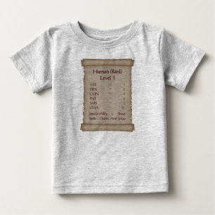 人間のレベル1の楽師 ベビーTシャツ