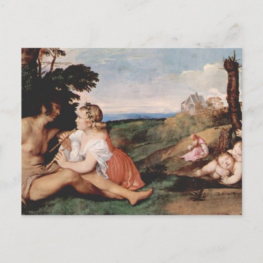 人間の三歳 ポストカード (正面)