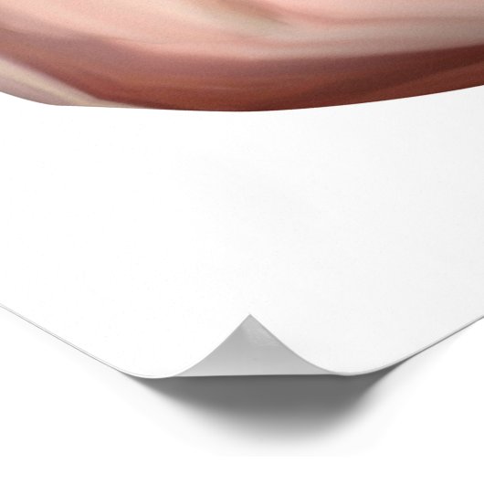 人間の二頭筋を示す曲げた腕のイラストレーション ポスター (角)