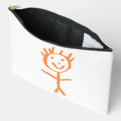 人間の人形 アクセサリーポーチ (見開き)