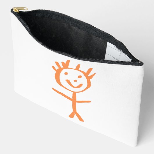 人間の人形 アクセサリーポーチ (見開き)