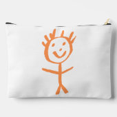 人間の人形 アクセサリーポーチ (裏面)