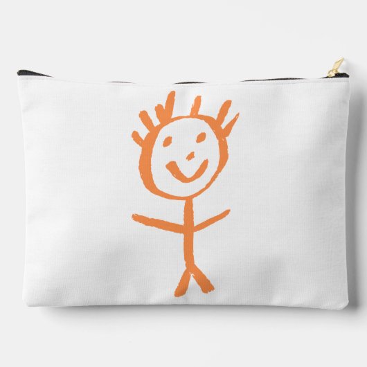 人間の人形 アクセサリーポーチ (裏面)