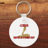 人間の体に閉じ込められたコブラ キーホルダー (正面)