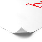 人間の体の半分は細菌である – 科学事実 ポスター (角)