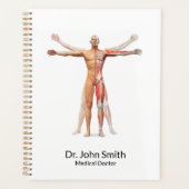 人間の体骨格筋メディカル プランナー手帳 (正面)