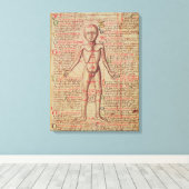 人間の体 キャンバスプリント (インサイチュ (ウッドフロア))