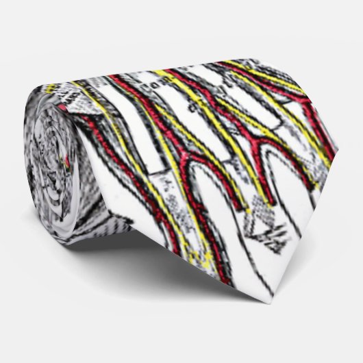 人間の前腕および手骨および動脈のタイ ネクタイ (ロール)