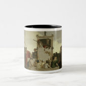 人間の喜劇、c.1852 ツートーンマグカップ (中央)