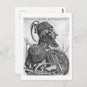 人間の営みの楽器、アルチンボルド ポストカード (正面/裏面)