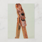 人間の型枠の中のクルミのクラッカー ポストカード (正面)