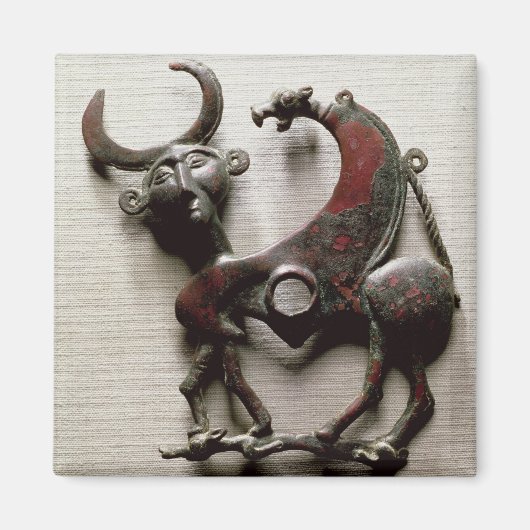 人間の型枠の馬の頬の部分 マグネット (正面)