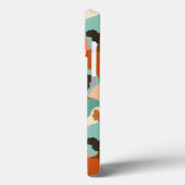 人間の多様性レトロ顔パターン Case-Mate iPhoneケース (裏面 / 左)