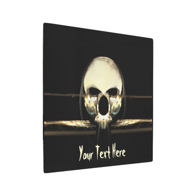 人間の夜明け メタルプリント (アングル)