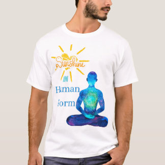 人間の太陽光Tシャツ Tシャツ