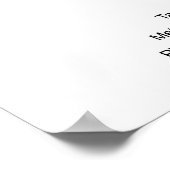 人間の女性スケルトンのバックビューの図 ポスター (角)