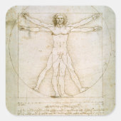 人間の姿 スクエアシール (正面)