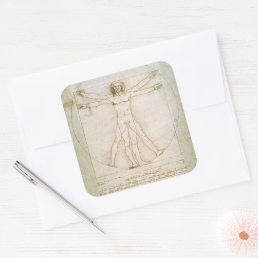 人間の姿 スクエアシール (封筒)