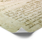 人間の姿 ポスター (角)