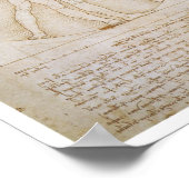 人間の姿，割合を示す ポスター (角)