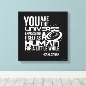 人間の宇宙 キャンバスプリント (インサイチュ (ウッドフロア))