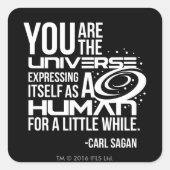 人間の宇宙 スクエアシール (正面)