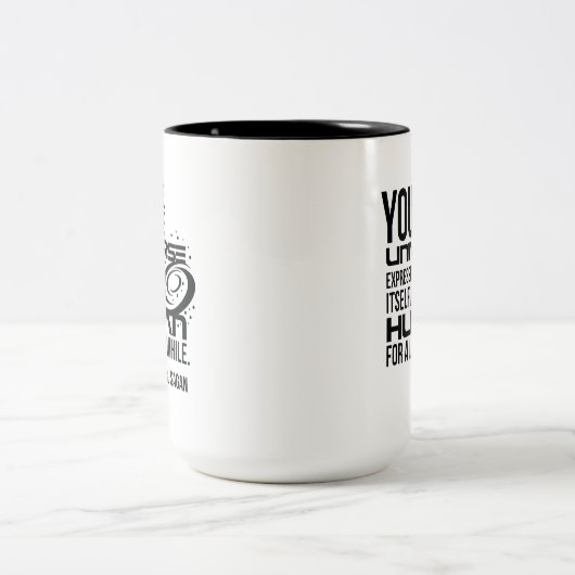 人間の宇宙 ツートーンマグカップ (中央)