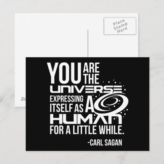 人間の宇宙 ポストカード (正面/裏面)