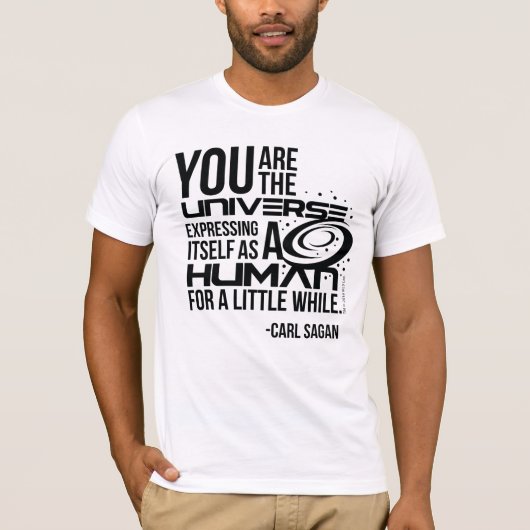 人間の宇宙 Tシャツ (正面)
