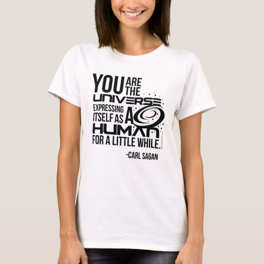 人間の宇宙 Tシャツ (正面)