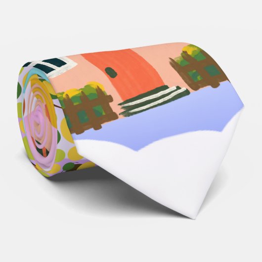 人間の家 ネクタイ (ロール)